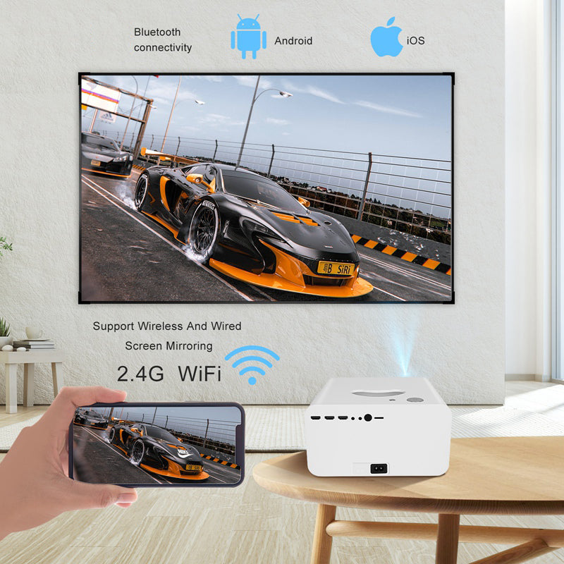 UB30 1080P Portable Projector Home Theater LCD Projector Support Wireless and Wired Screen Mirroring (Basic Version) UB30 1080P Portable Projector Home Theater LCD Projector Support Wireless and Wired Screen Mirroring (Basic Version)